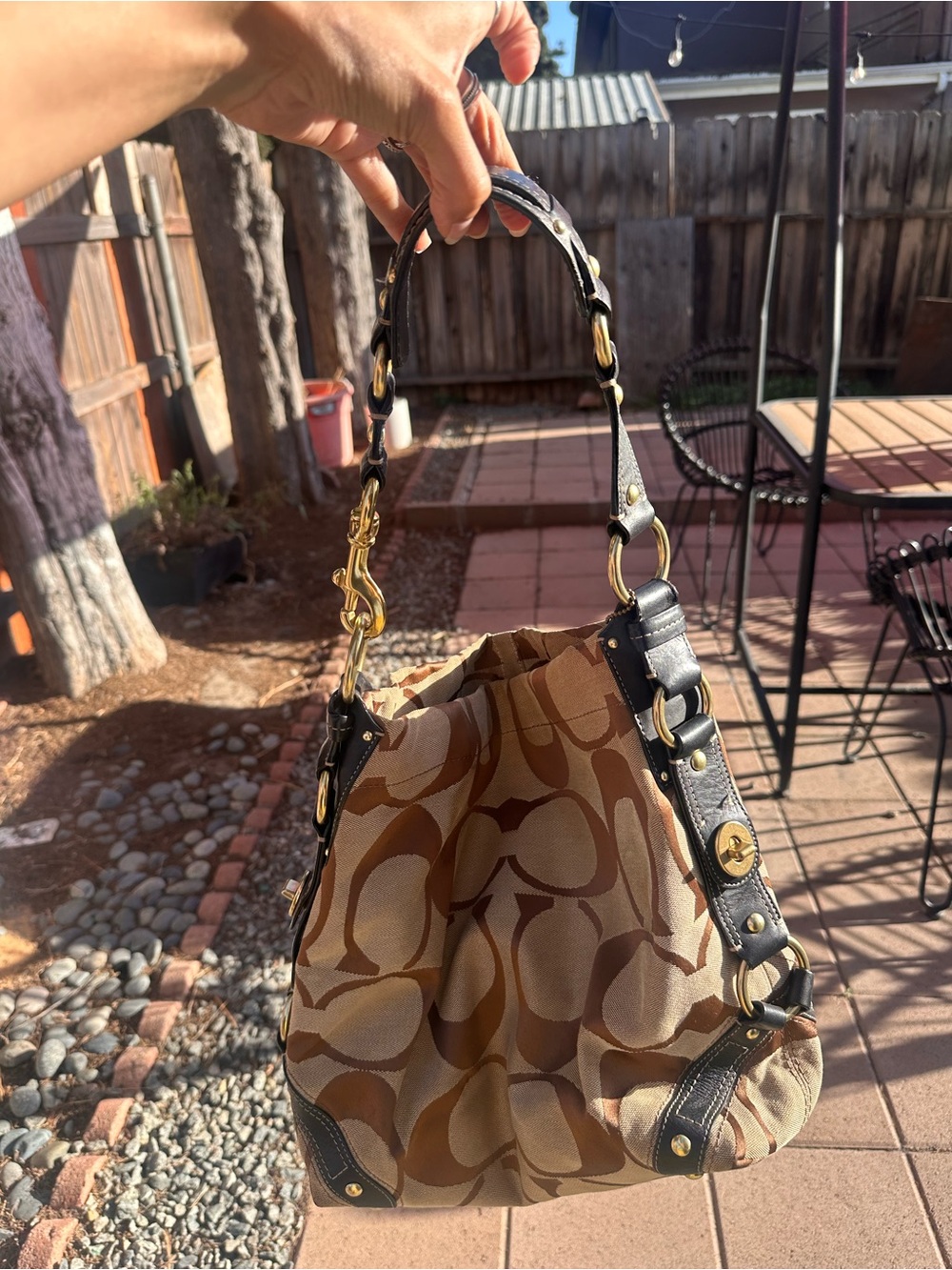 Vintage Coach Carly shoulder bag